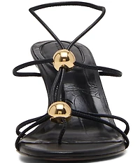 Steve Madden Ramos Strappy Ornament Thong Slingback Dress Sandals