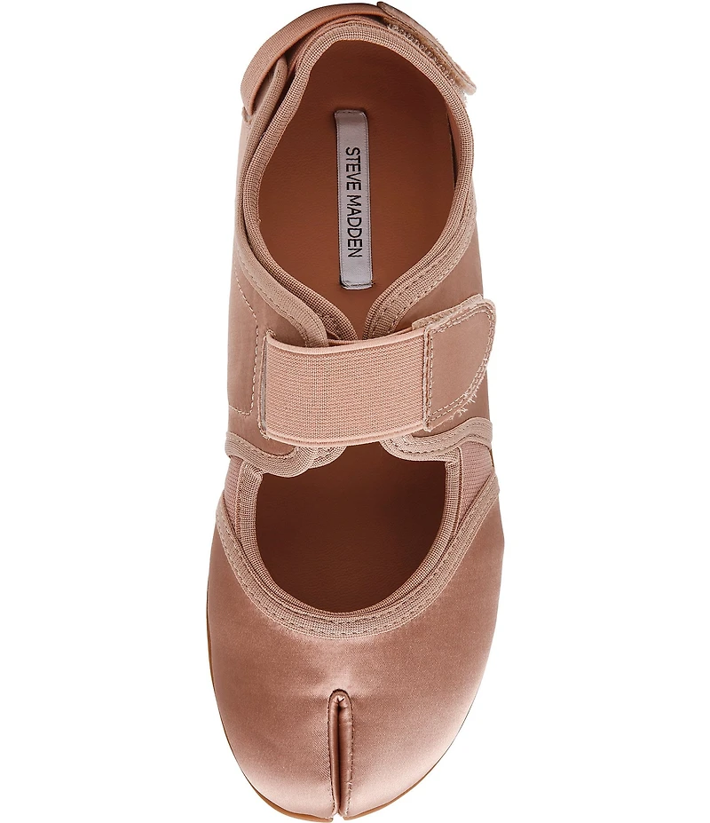 Steve Madden Rapid Satin Split Toe Sneakerinas