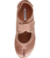 Steve Madden Rapid Satin Split Toe Sneakerinas