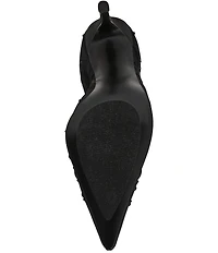 Steve Madden Rashida Mesh Rhinestone Pointed Toe Over the Knee Boots