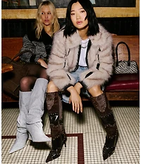 Steve Madden Revive Patchwork Studded Tall Boots