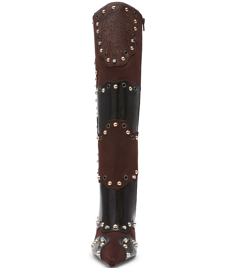Steve Madden Revive Patchwork Studded Tall Boots