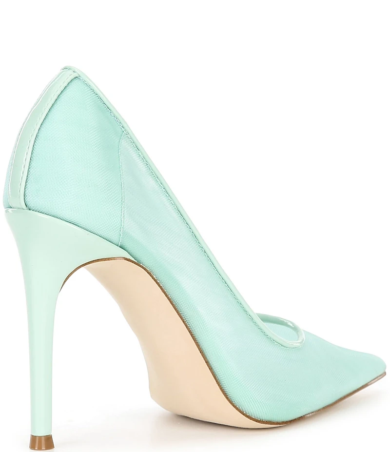 Steve Madden Reya Mesh Pointed Toe Stiletto Pumps