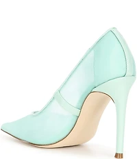 Steve Madden Reya Mesh Pointed Toe Stiletto Pumps
