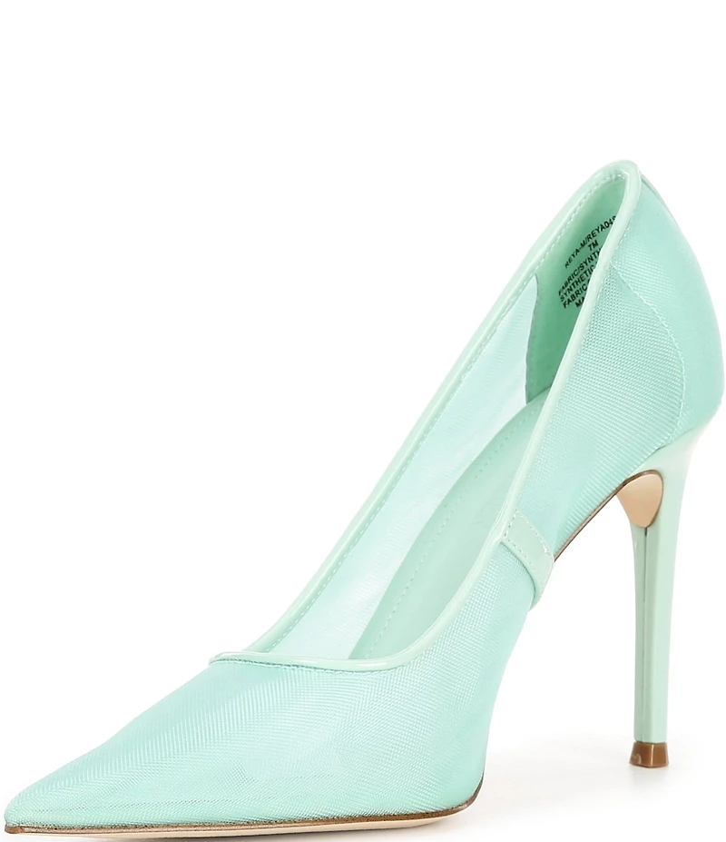 Steve Madden Reya Mesh Pointed Toe Stiletto Pumps