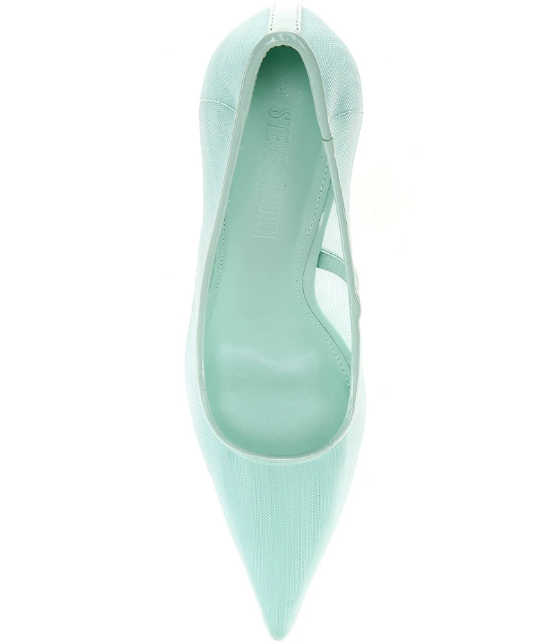 Steve Madden Reya Mesh Pointed Toe Stiletto Pumps