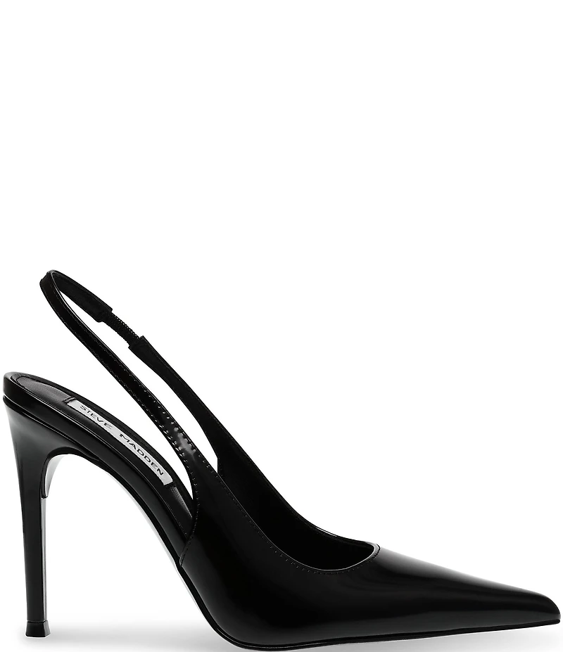 Steve Madden Reyes Box Leather Slingback Pumps