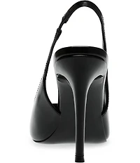 Steve Madden Reyes Box Leather Slingback Pumps