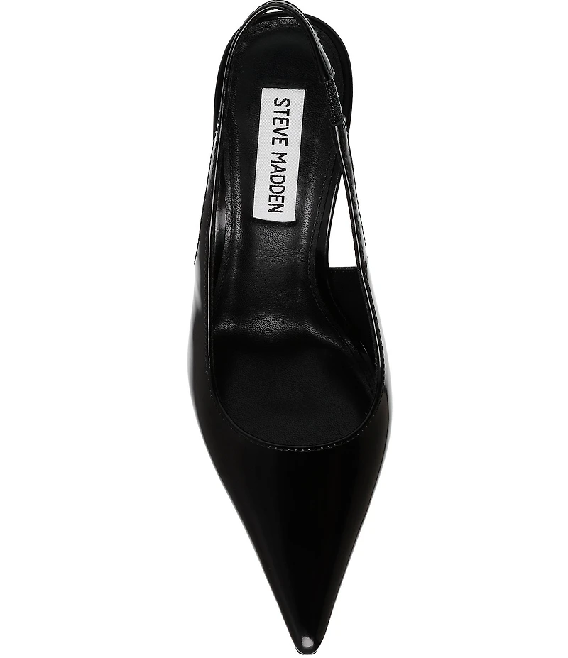Steve Madden Reyes Box Leather Slingback Pumps