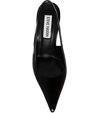 Steve Madden Reyes Box Leather Slingback Pumps