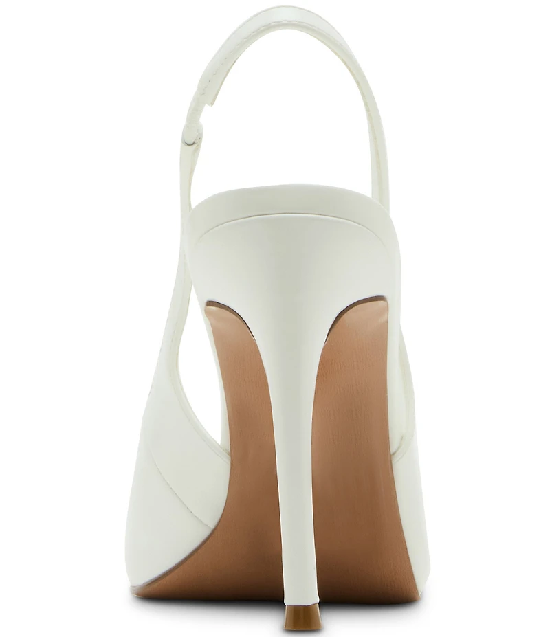 Steve Madden Reyes Box Leather Slingback Pumps