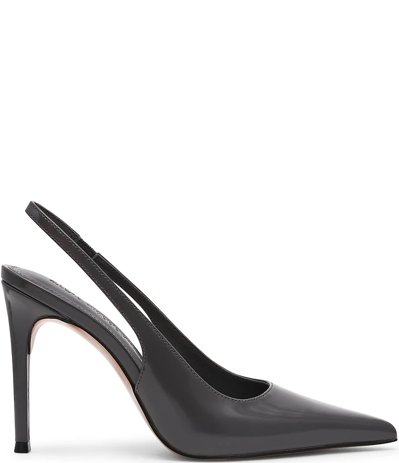 Steve Madden Reyes Box Leather Slingback Pumps