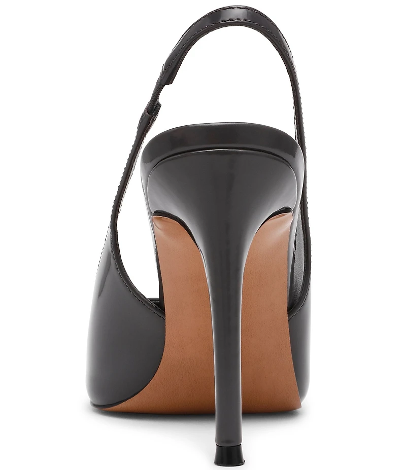 Steve Madden Reyes Box Leather Slingback Pumps