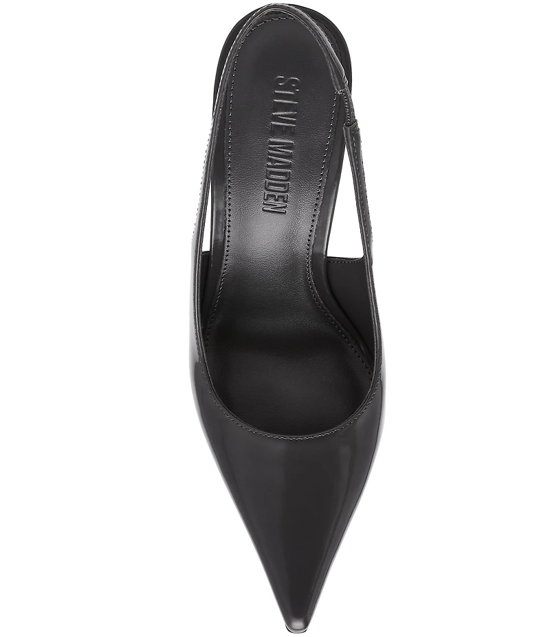 Steve Madden Reyes Box Leather Slingback Pumps