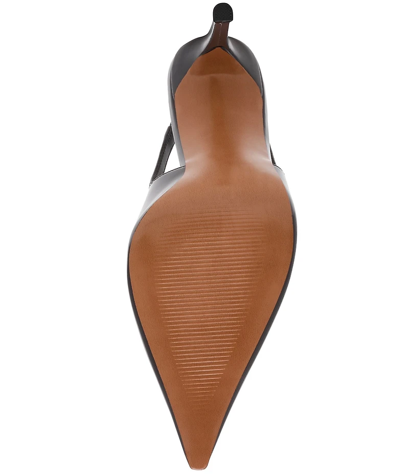 Steve Madden Reyes Box Leather Slingback Pumps