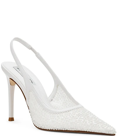 Steve Madden Reyes Pearl Embellished Slingback Pumps