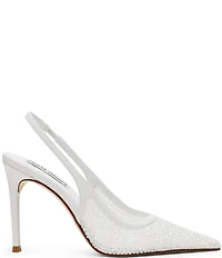 Steve Madden Reyes Pearl Embellished Slingback Pumps