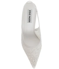 Steve Madden Reyes Pearl Embellished Slingback Pumps