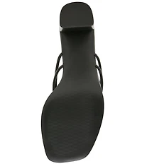 Steve Madden Rhylan Nappa Leather Block Heel Thong Sandals