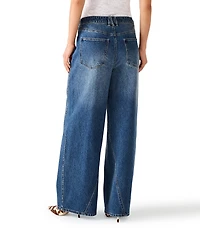 Steve Madden Rori Low Rise Barrel Leg Denim Jean