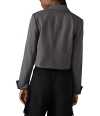 Steve Madden Rowane Collared V-Neck Long Sleeve Blazer