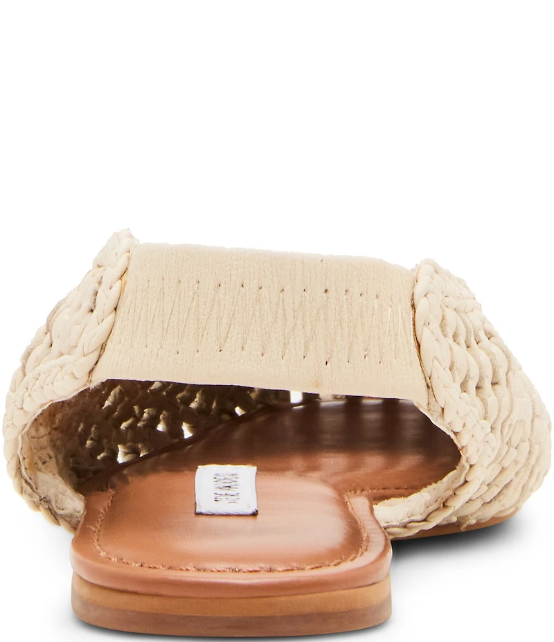 Steve Madden Rumi Leather Woven Slingback Flats