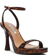 Steve Madden Sacramento Patent Tortoise Print Dress Sandals