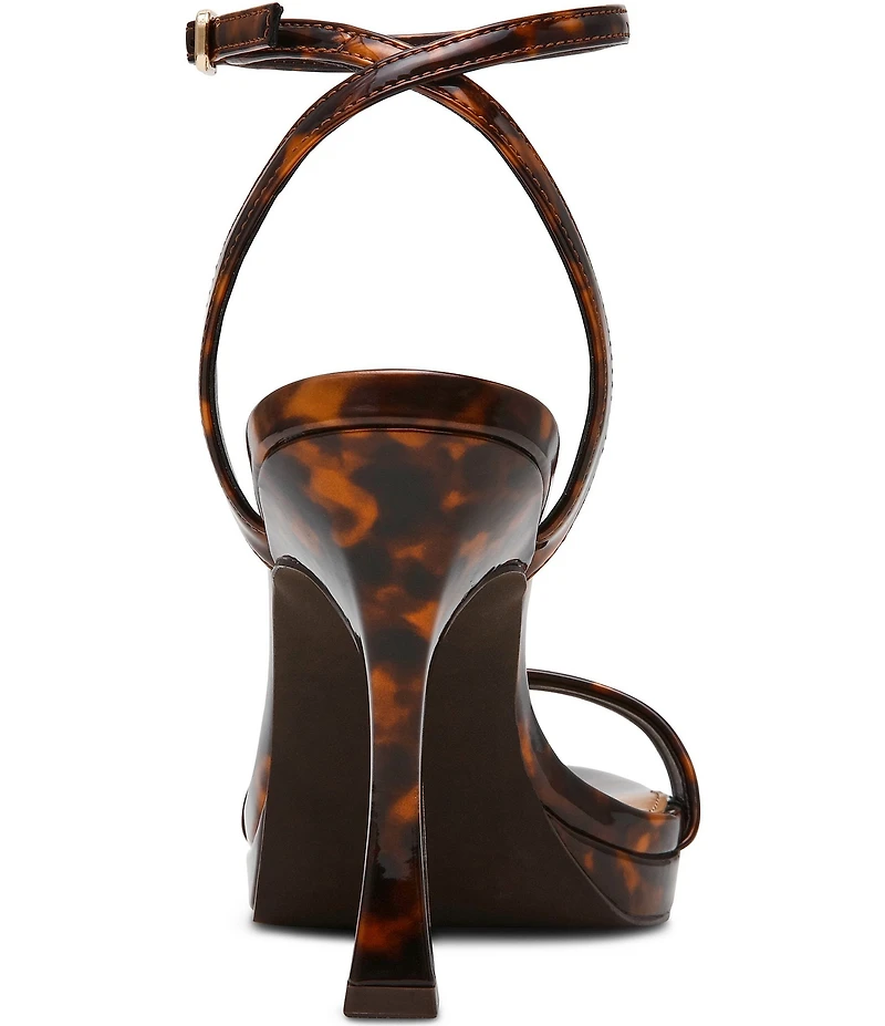 Steve Madden Sacramento Patent Tortoise Print Dress Sandals
