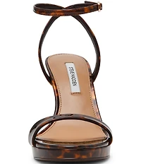 Steve Madden Sacramento Patent Tortoise Print Dress Sandals