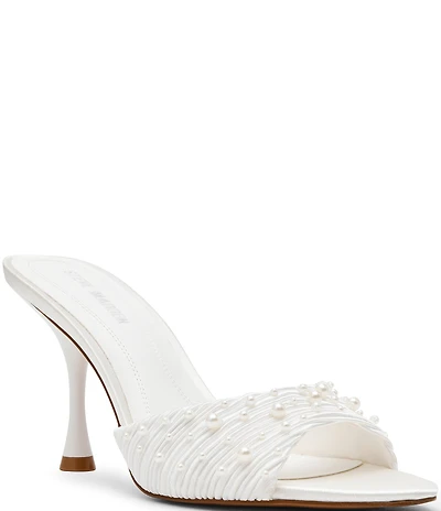 Steve Madden Santi Pearl Embellished Dress Sandals