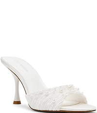 Steve Madden Santi Pearl Embellished Dress Sandals