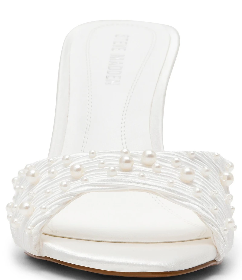 Steve Madden Santi Pearl Embellished Dress Sandals