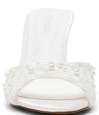 Steve Madden Santi Pearl Embellished Dress Sandals