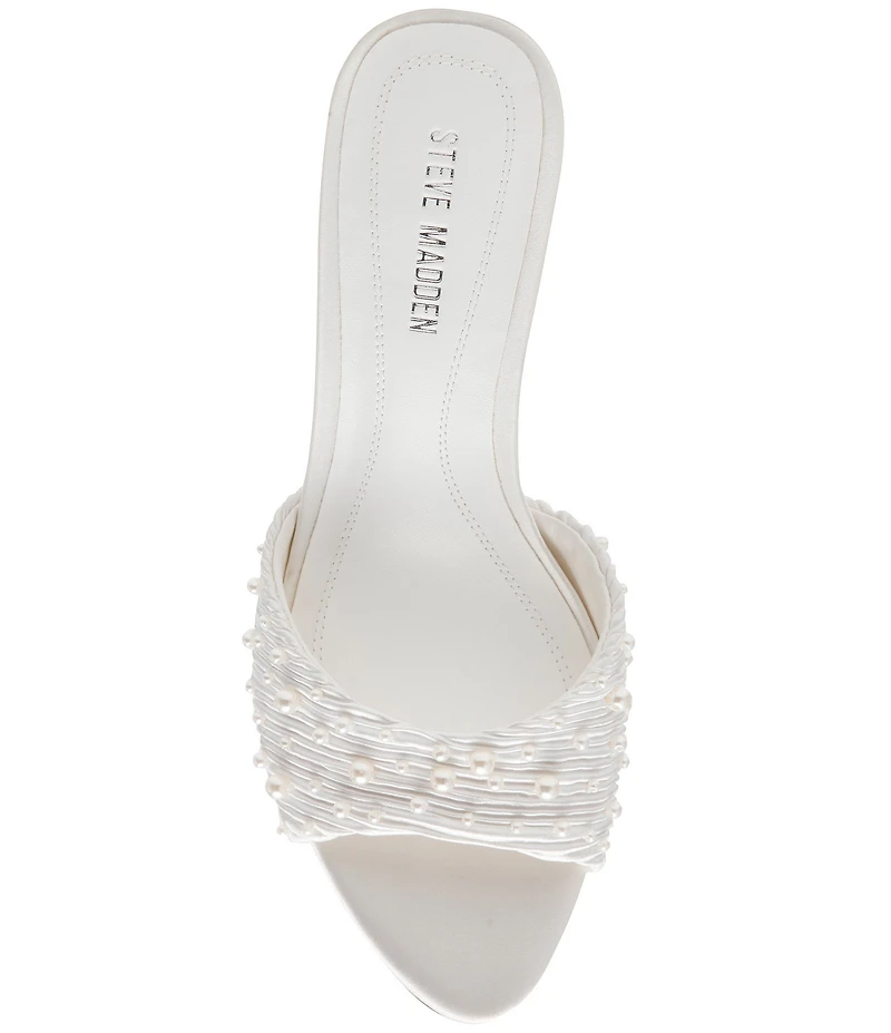 Steve Madden Santi Pearl Embellished Dress Sandals