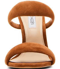 Steve Madden Saturn Suede Tubular Stiletto Dress Slide Sandals