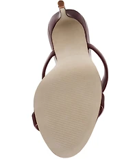 Steve Madden Saturn Tubular Patent Stiletto Dress Slide Sandals