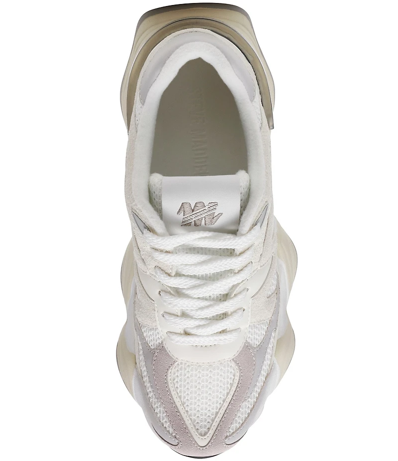 Steve Madden Sebi Suede Low Top Lace up Sneakers
