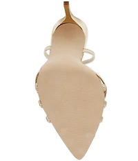 Steve Madden Sensation Metallic Patent Strappy Pointed Toe Stiletto Dress Sandals