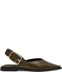 Steve Madden Shay Leather Slingback Flats