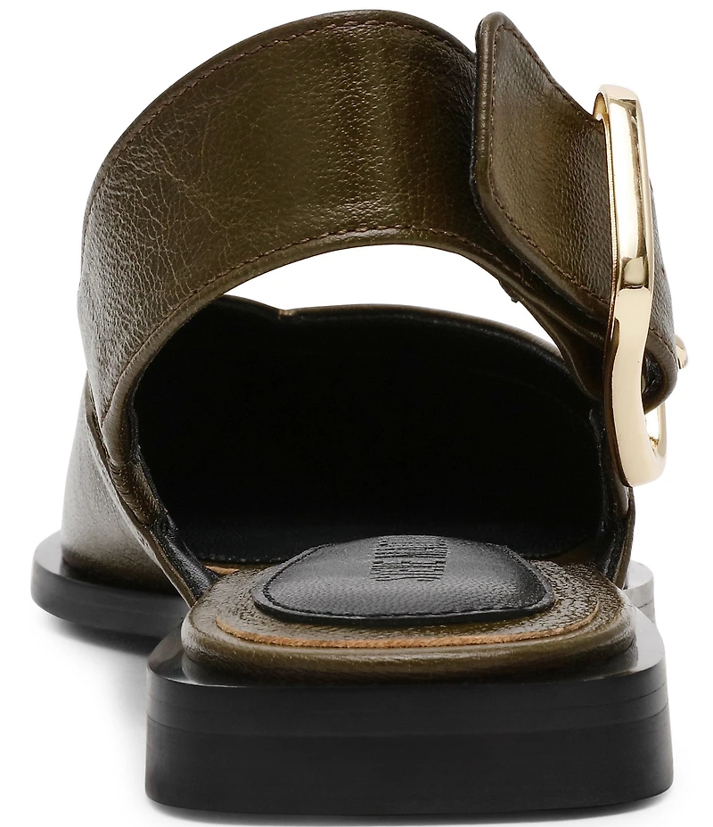 Steve Madden Shay Leather Slingback Flats