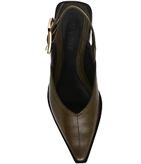Steve Madden Shay Leather Slingback Flats