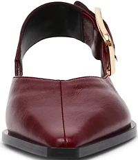 Steve Madden Shay Leather Slingback Flats