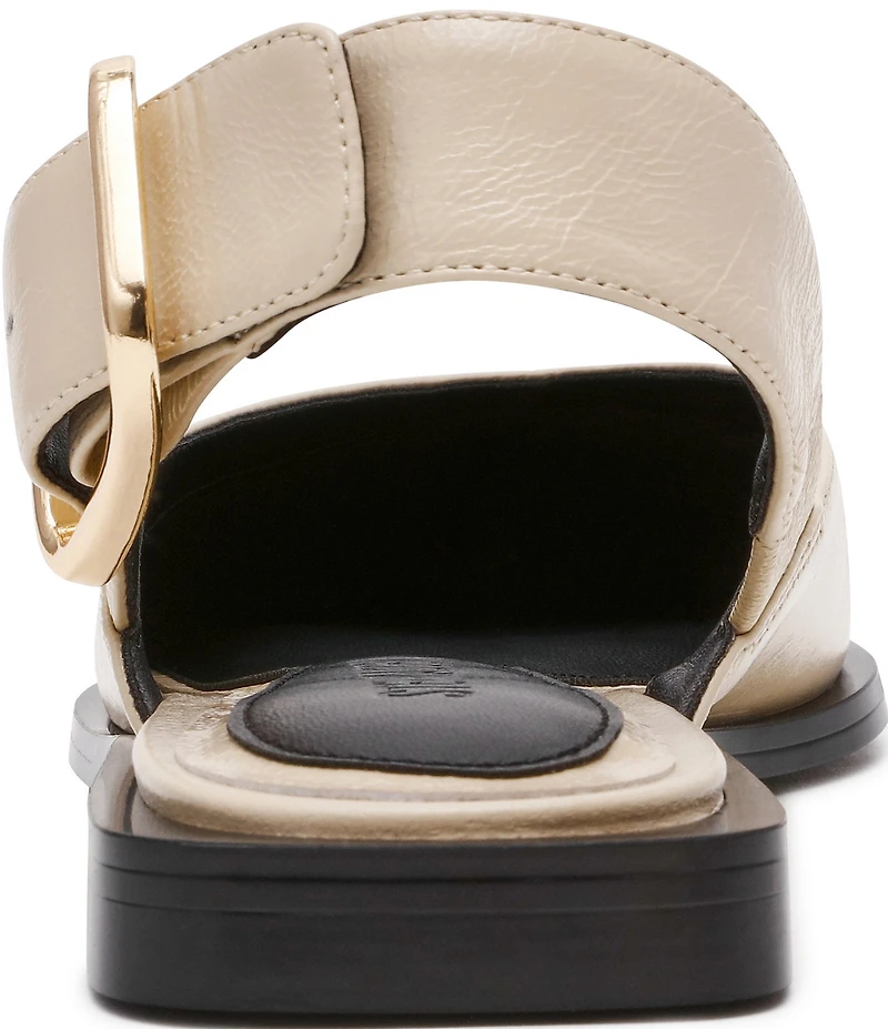 Steve Madden Shay Leather Slingback Flats