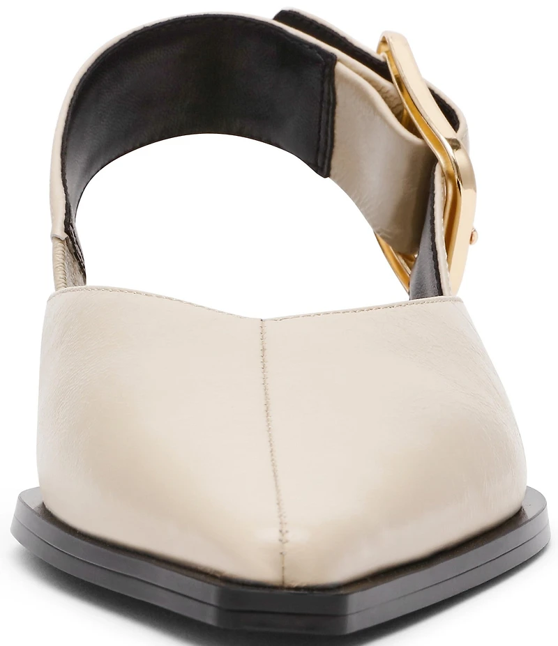 Steve Madden Shay Leather Slingback Flats