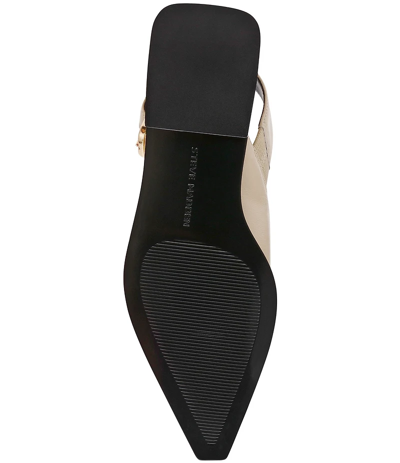 Steve Madden Shay Leather Slingback Flats