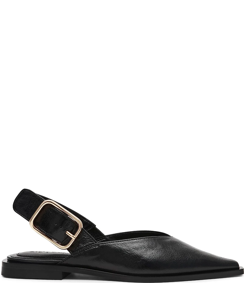 Steve Madden Shay Leather Slingback Flats