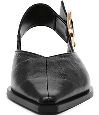 Steve Madden Shay Leather Slingback Flats
