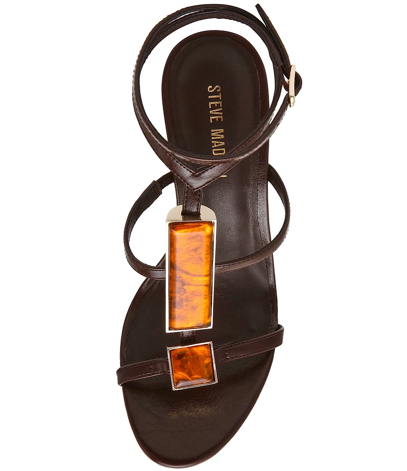 Steve Madden Shaylee Stone Ornament Stiletto Dress Sandals