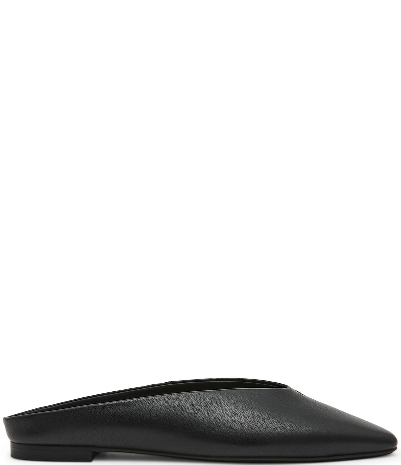 Steve Madden Sherman Leather High Vamp Flat Mules