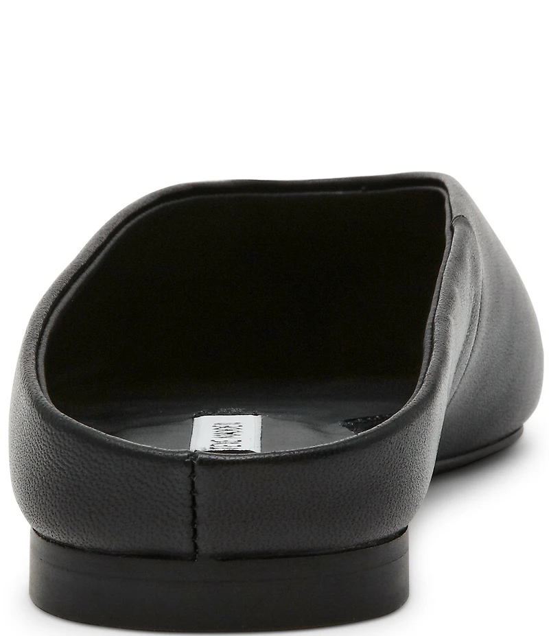 Steve Madden Sherman Leather High Vamp Flat Mules